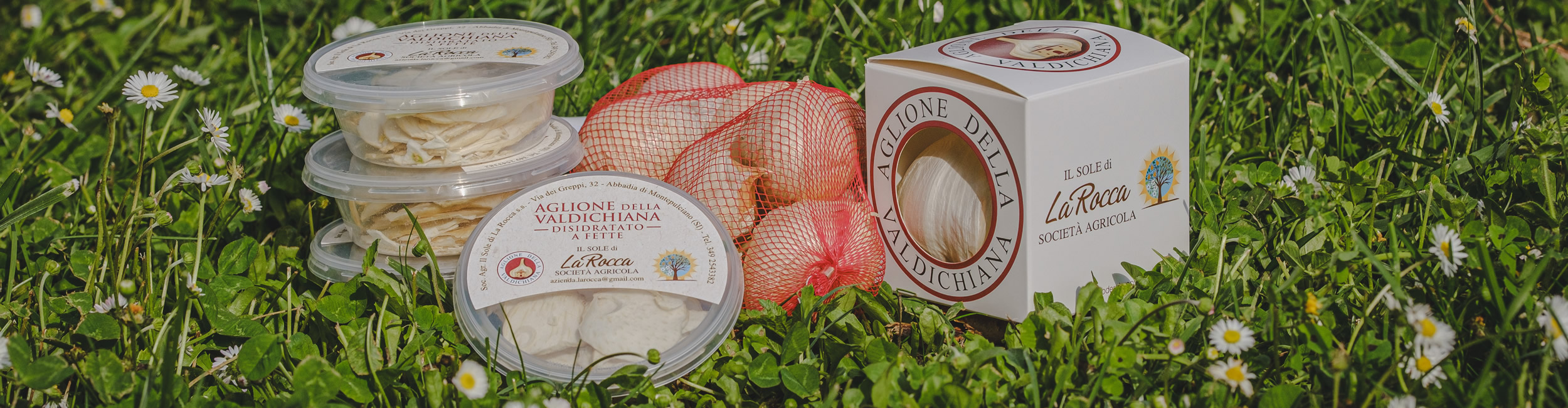 I nostri prodotti con l'aglione della Valdichiana